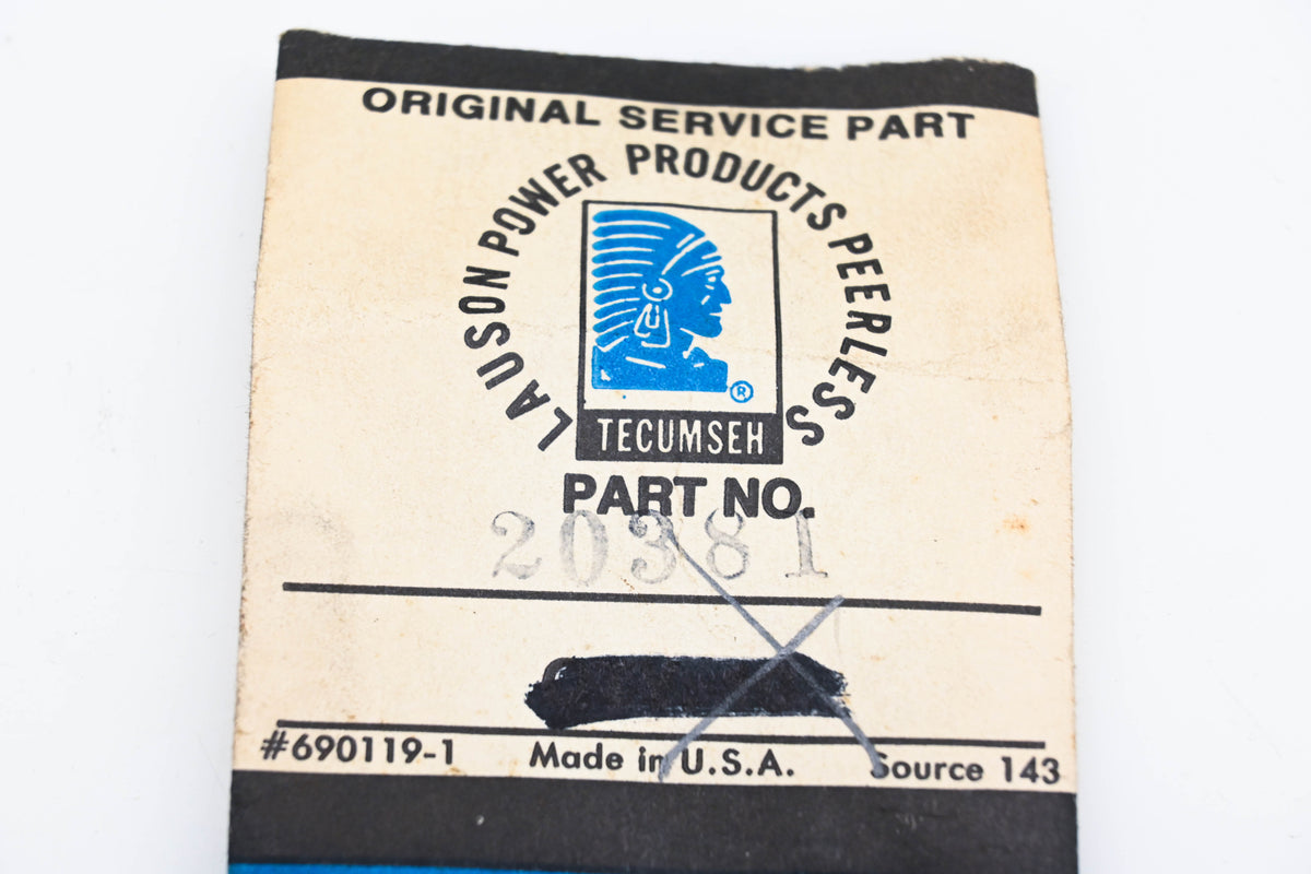 New OEM Tecumseh 20381 Retaining Rings Qty 2 NOS