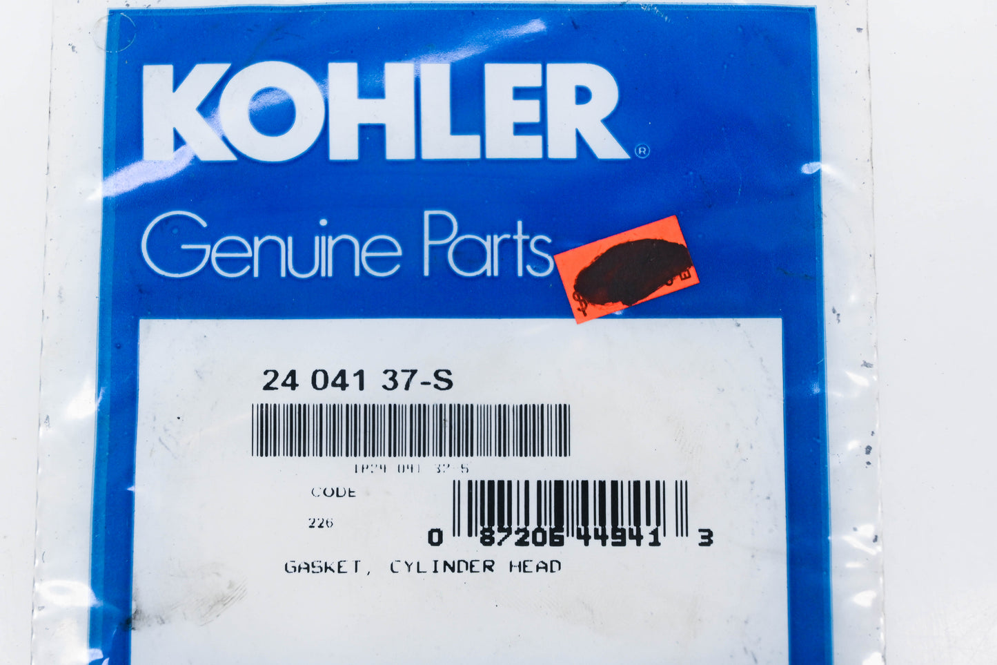 Kohler 2404137-S Cylinder Head Gasket NOS