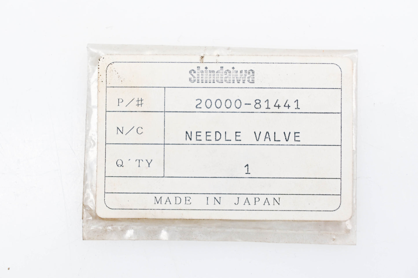 Shindaiwa 20000-81441 Needle Valve NOS