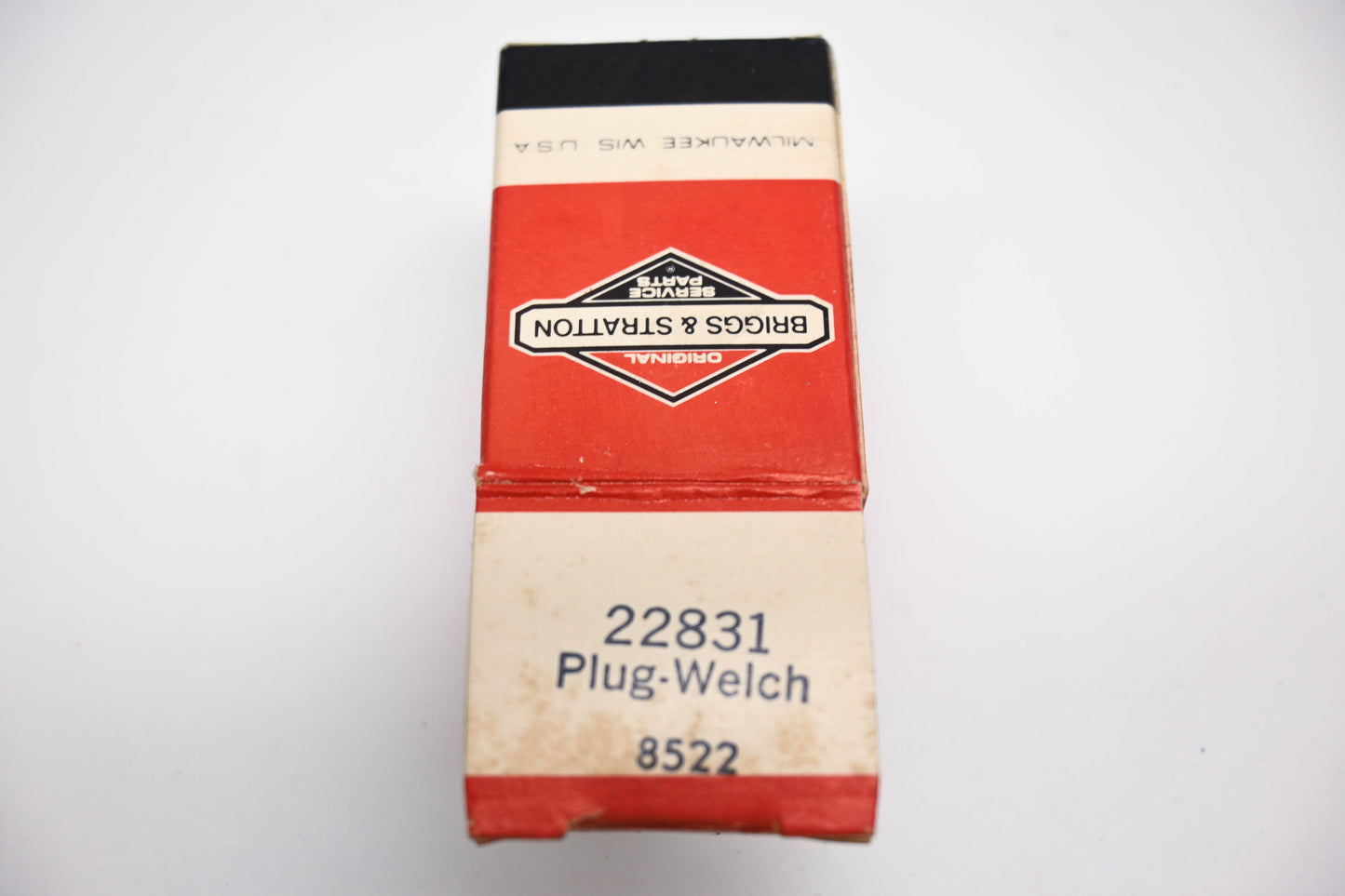 New OEM Briggs & Stratton 22831 Welch Plug NOS