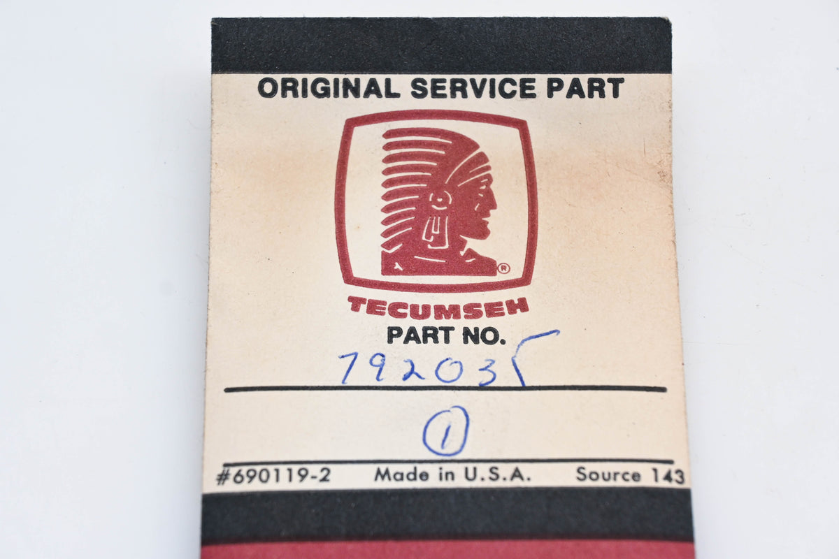 New OEM Tecumseh 792035 Snap Ring NOS