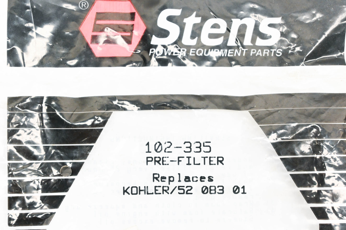 Stens 102-335, 5208301 Air Pre Filter NOS