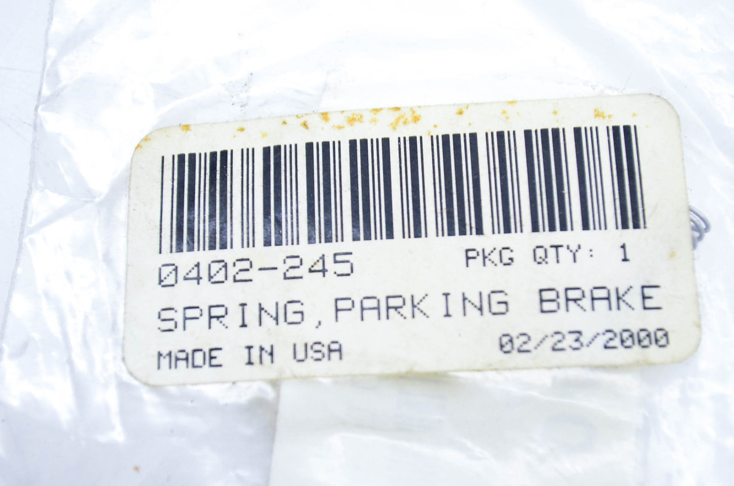 New OEM Arctic Cat 0402-245 Parking Brake Spring NOS