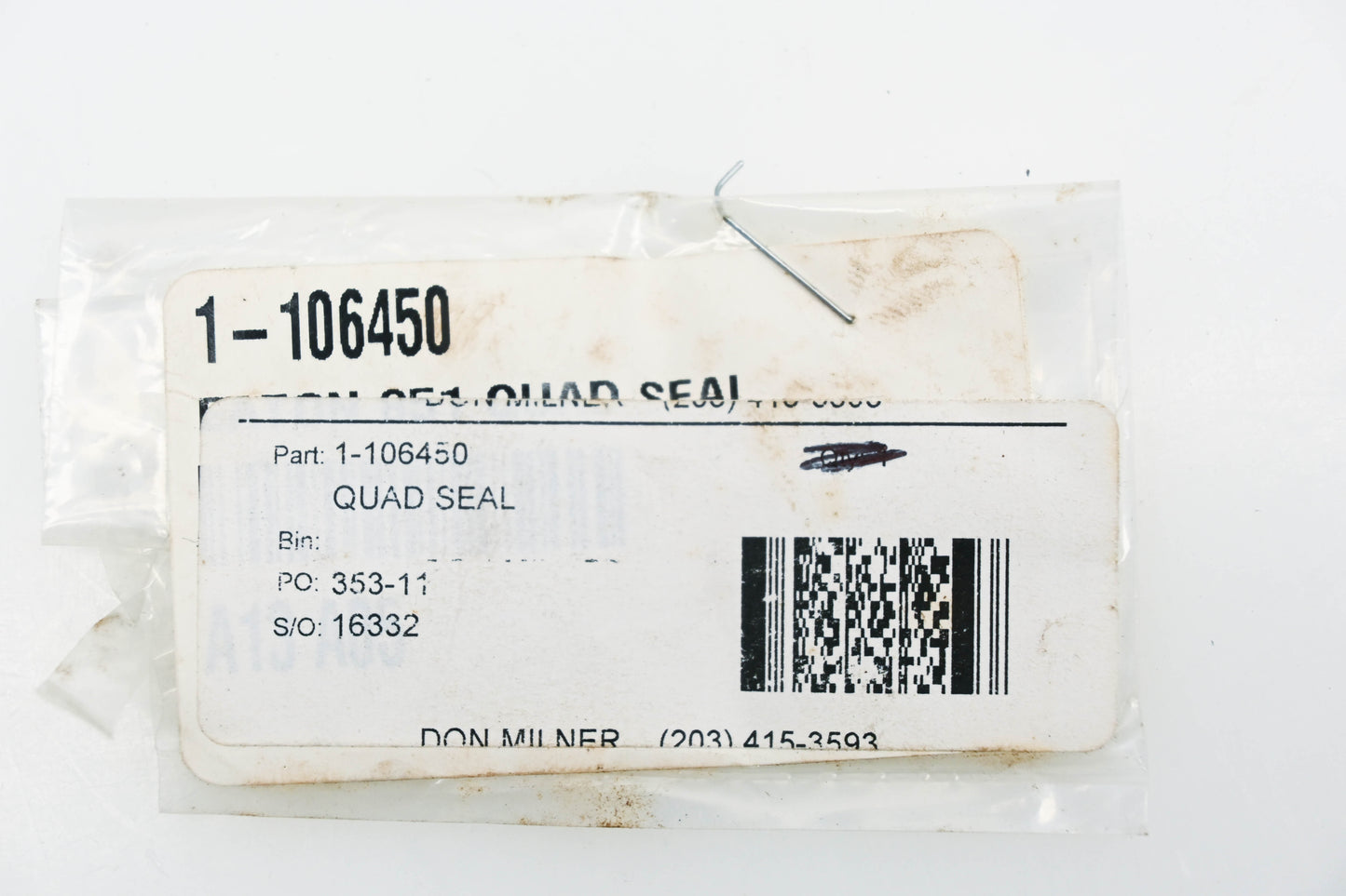 Exmark 1-106450 Quad Seal NOS