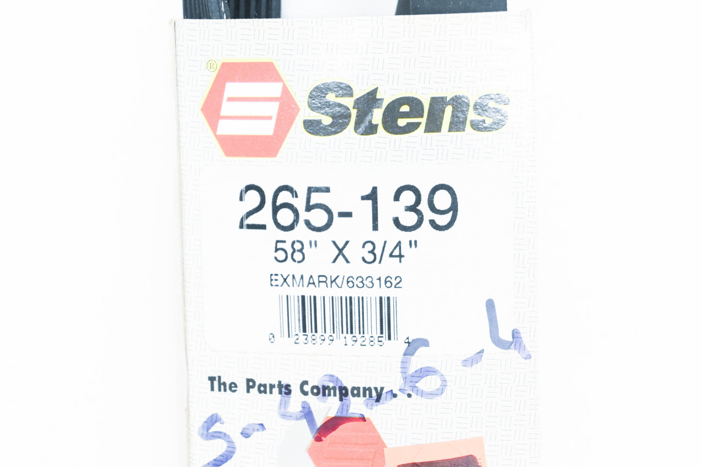 Stens 265-139, 633162 Belt NOS