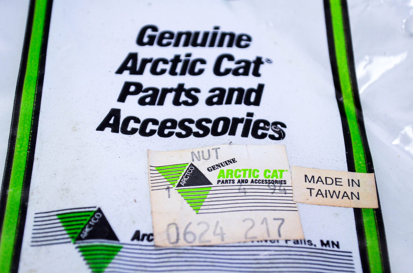 New OEM Arctic Cat 0624-217 Nut NOS