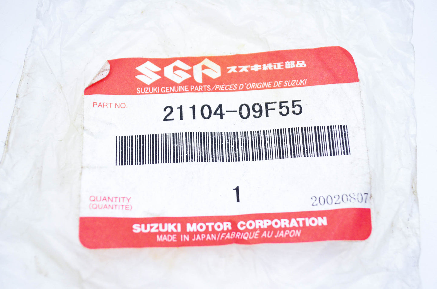 New OEM Suzuki 21104-09F55 Clutch Housing Seal NOS