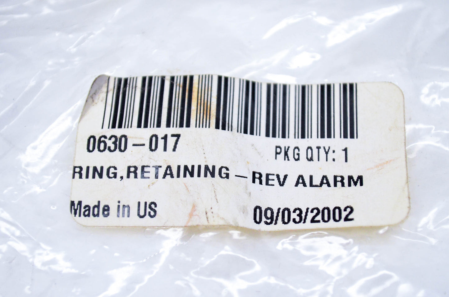 New OEM Arctic Cat 0630-017 Reverse Alarm Retaining Ring NOS