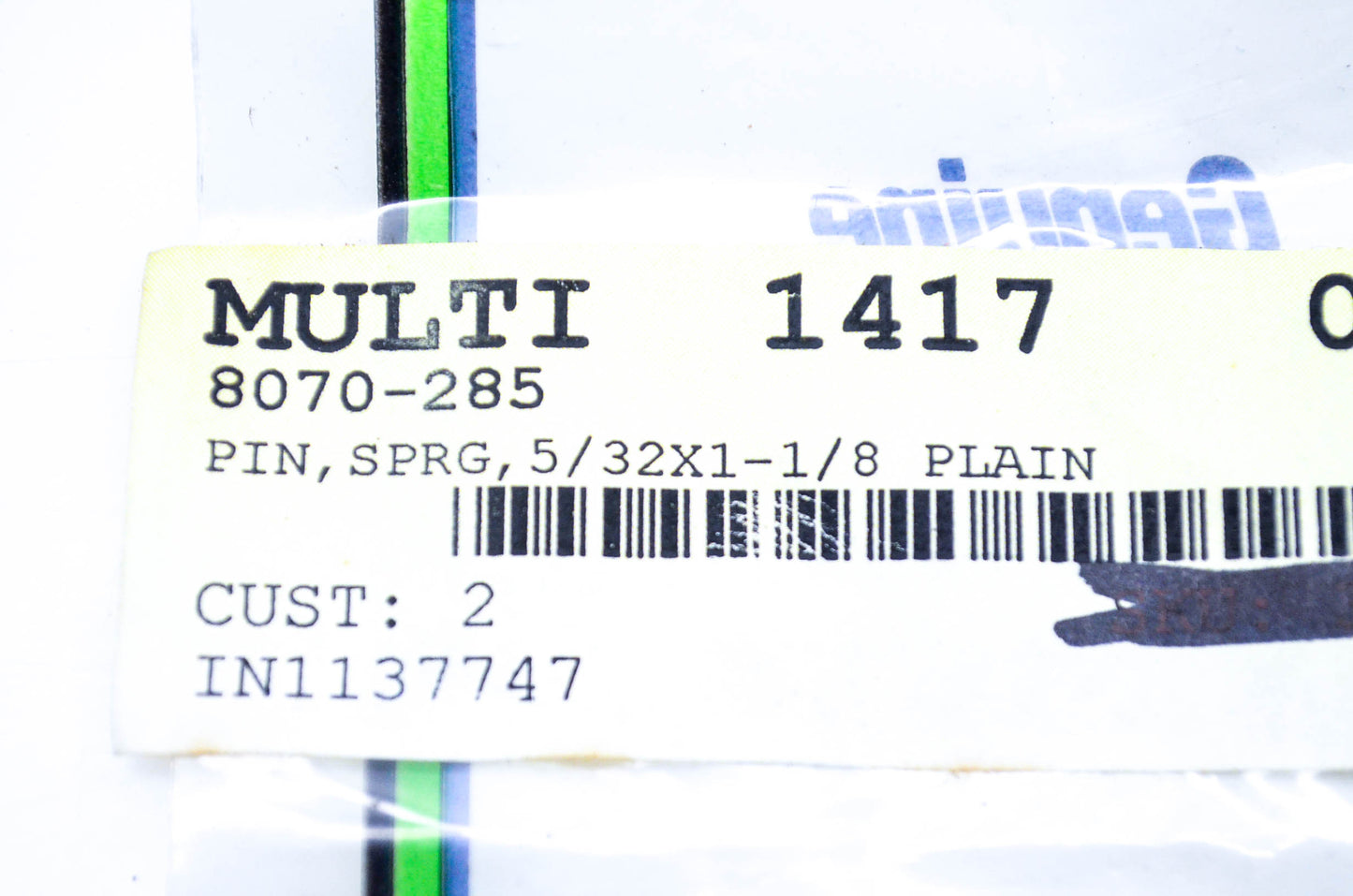 New OEM Arctic Cat 8070-285 Spring Pin 5/32x1-1/8 NOS