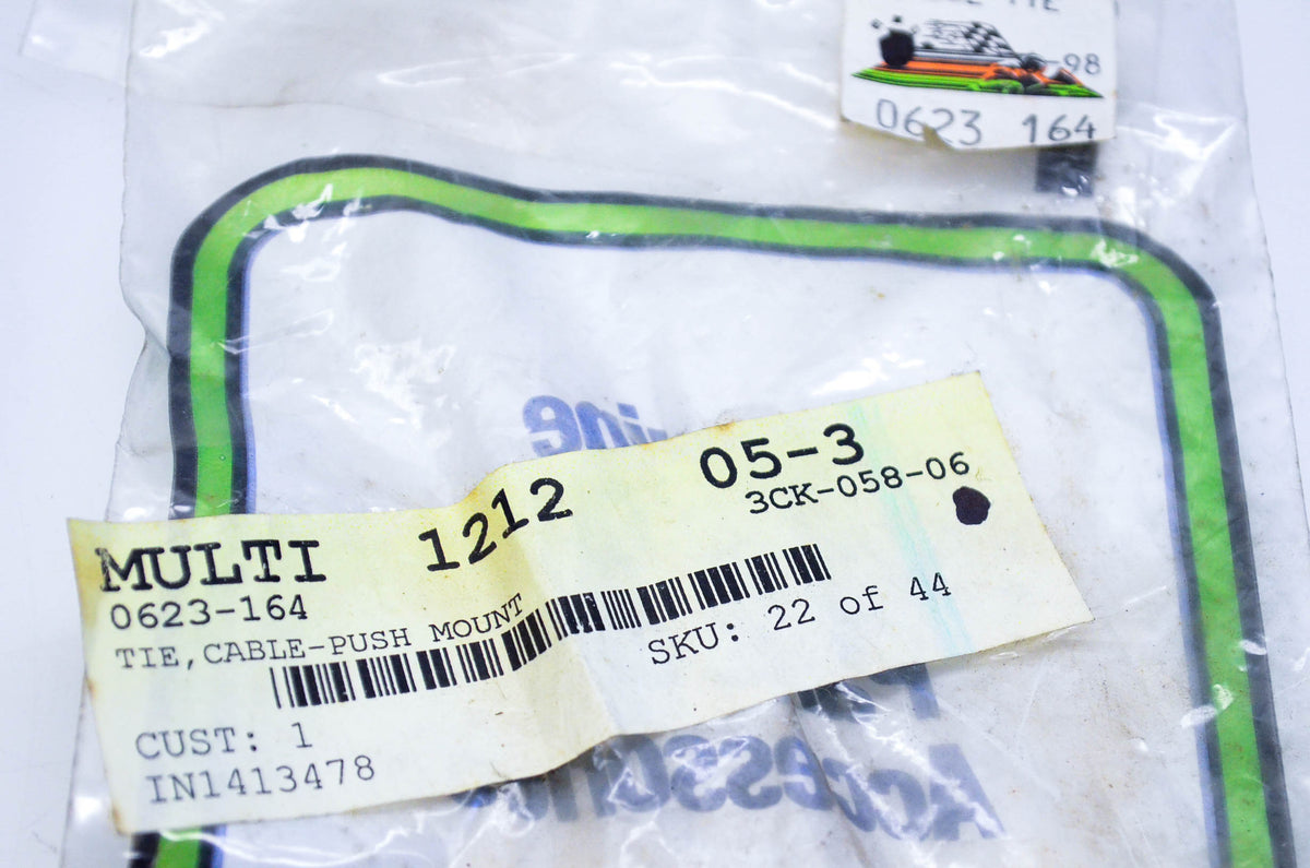 New OEM Arctic Cat 0623-164 Cable Tie Push Mount Qty 2 NOS