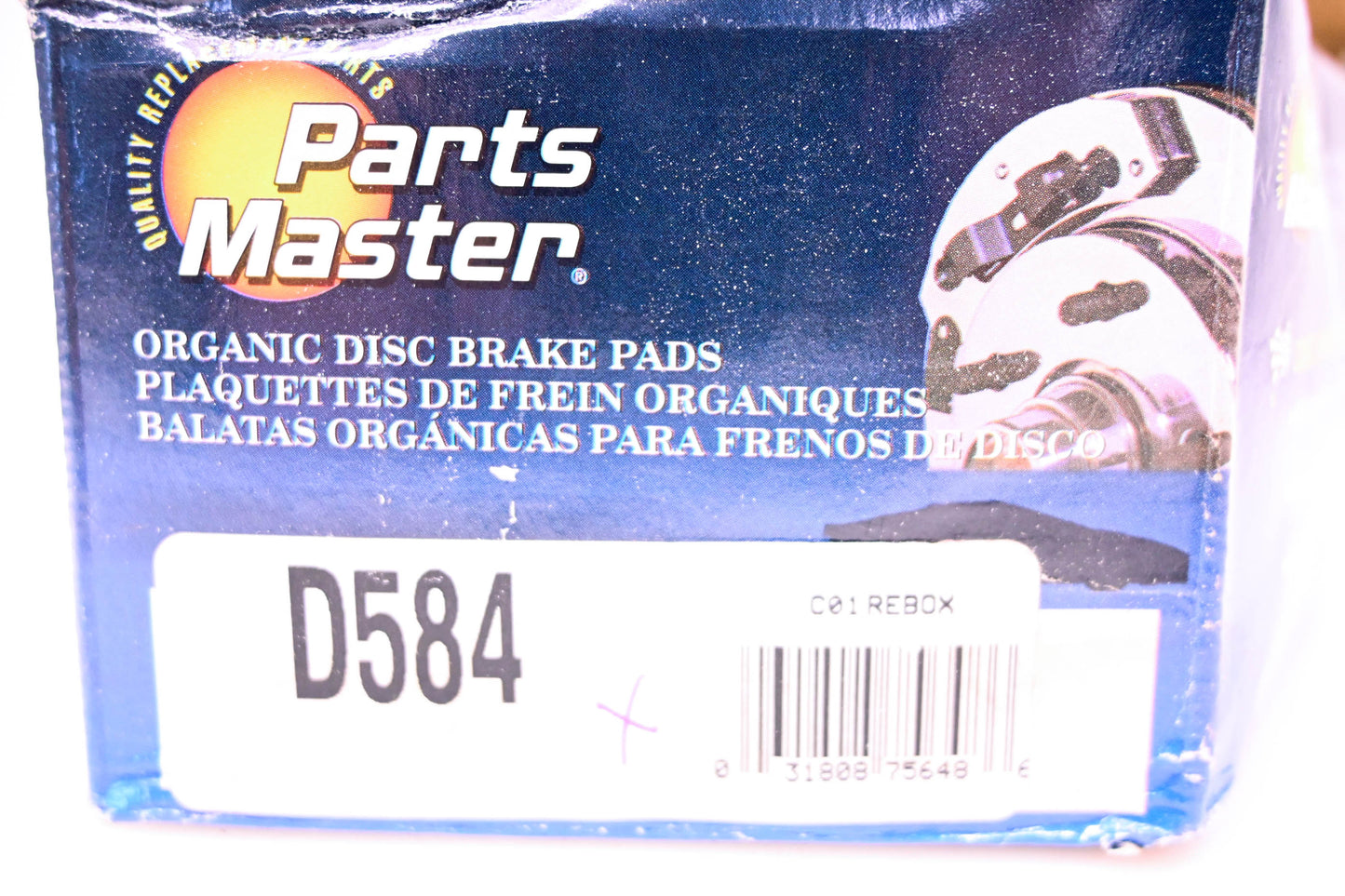 Parts Master D584 Brake Pad Kit NOS