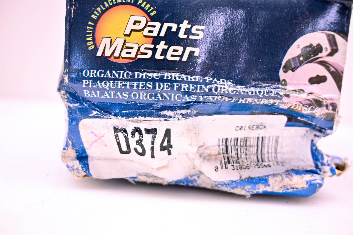 Parts Master D374 Brake Pad Kit NOS