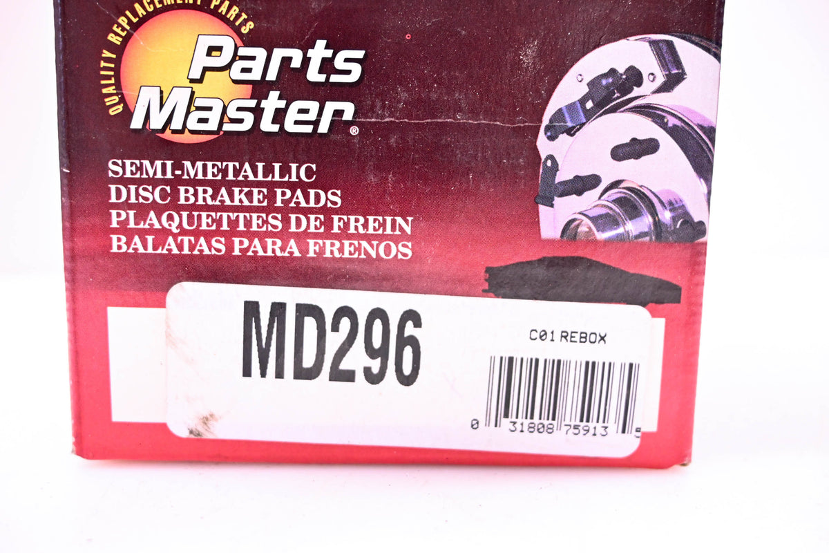 Parts Master MD296 Brake Pad Kit NOS