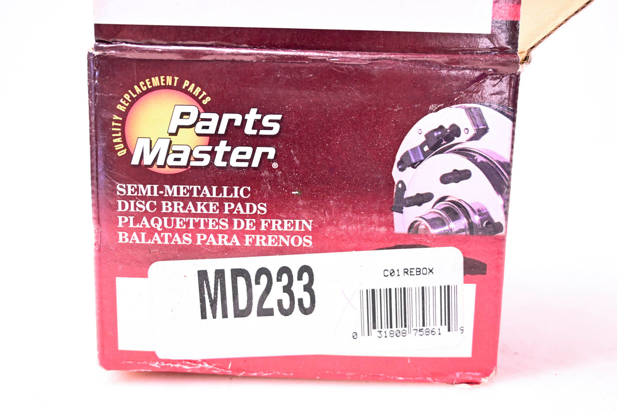 Parts Master MD233 Brake Pad Kit NOS