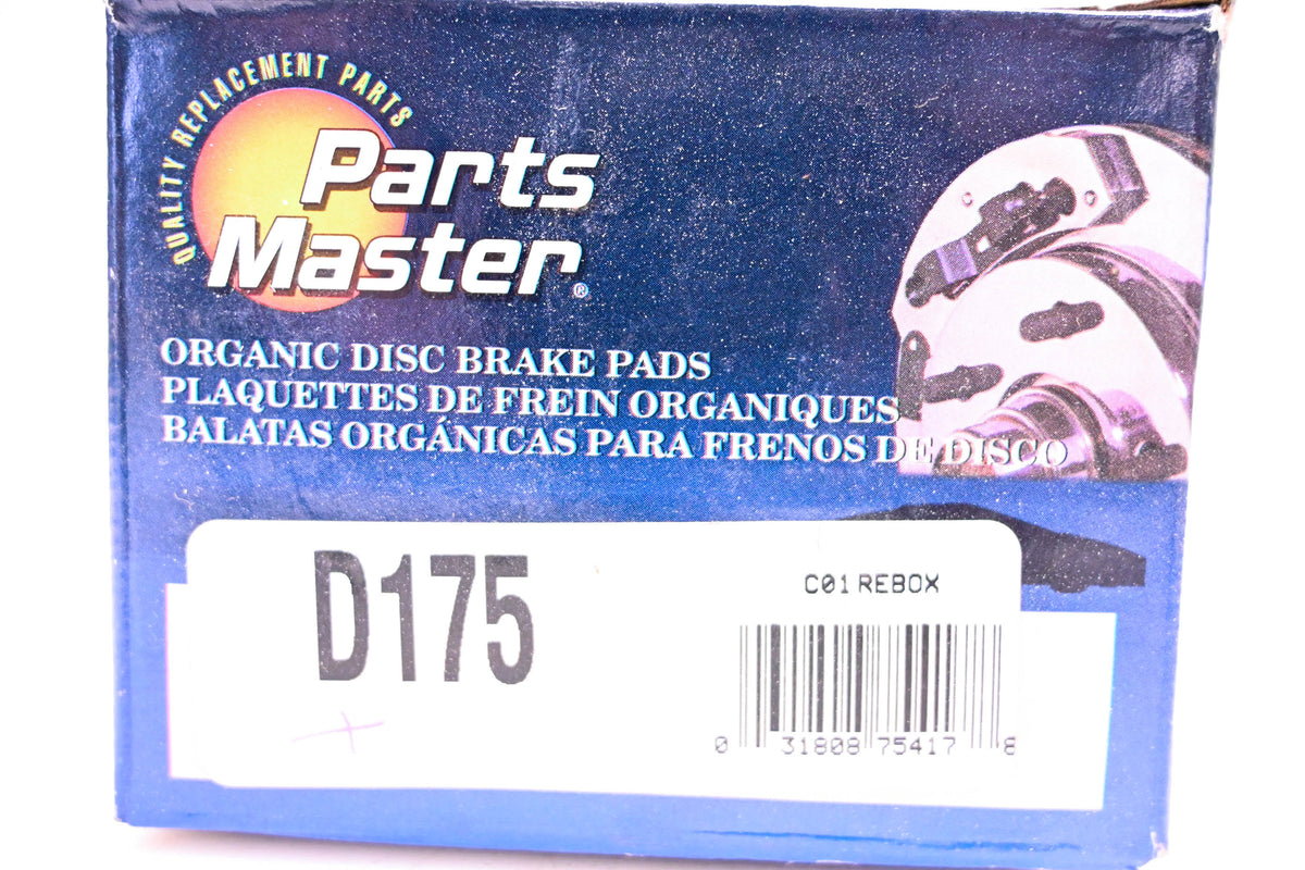 Parts Master D175 Brake Pad Kit NOS