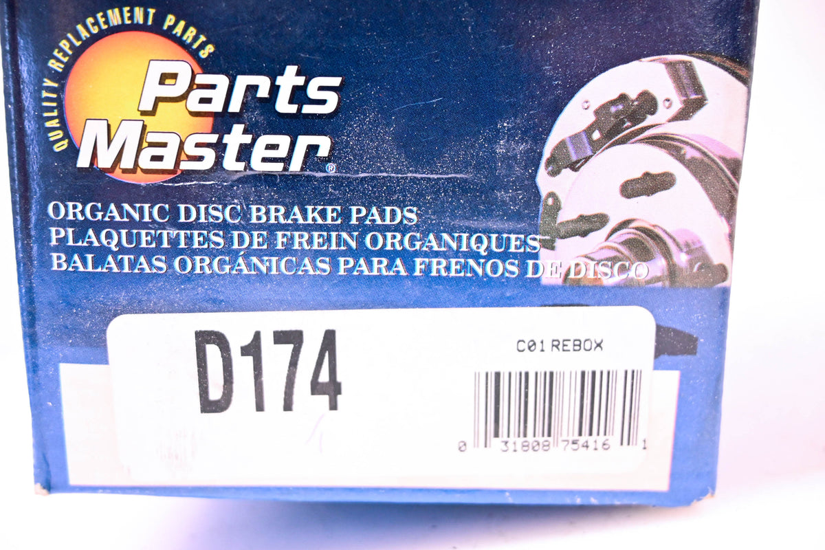 Parts Master D174 Brake Pad Kit NOS