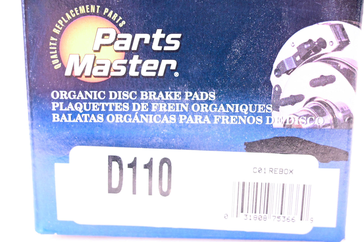 Parts Master D110 Brake Pad Kit NOS