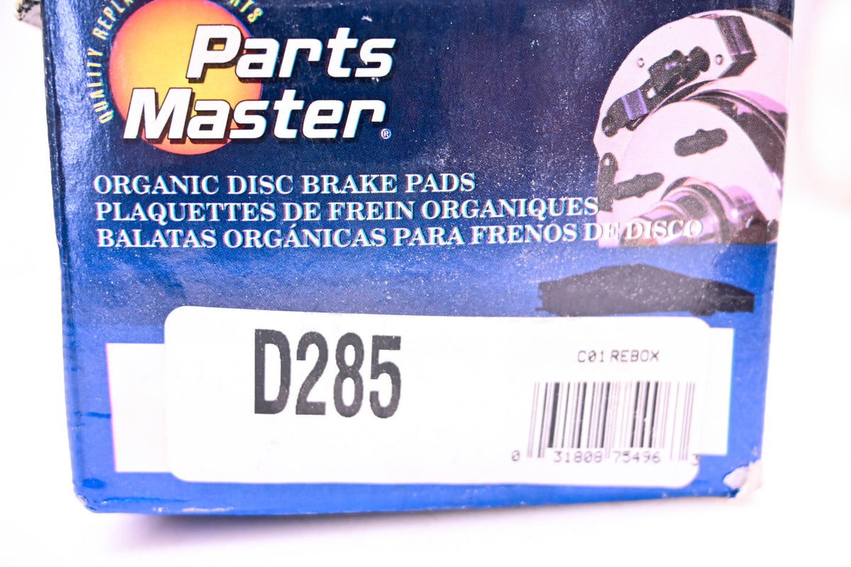 Parts Master D285 Brake Pad Kit NOS