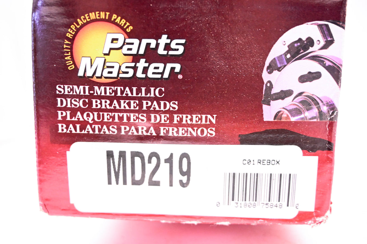 Parts Master MD219 Brake Pad Kit NOS