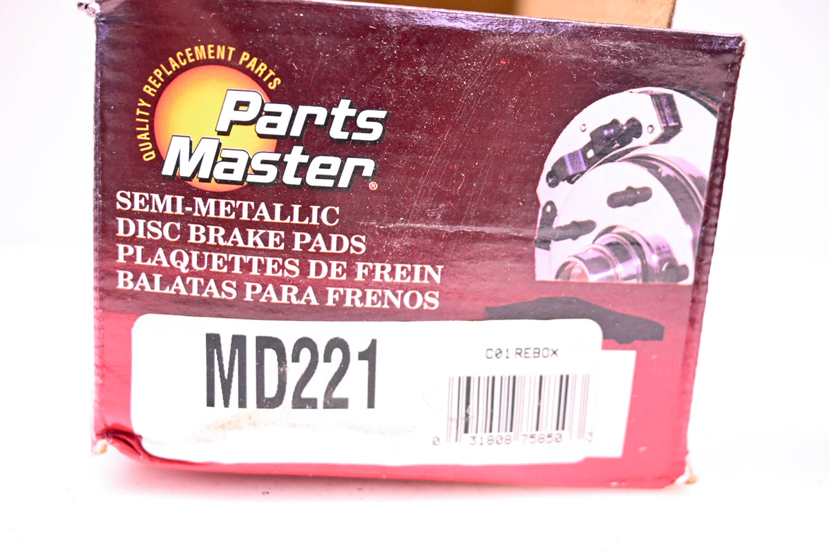 Parts Master MD221 Brake Pad Kit NOS