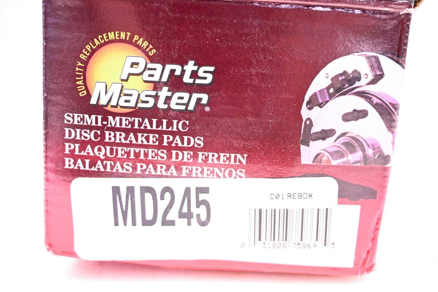 Parts Master MD245 Brake Pad Kit NOS