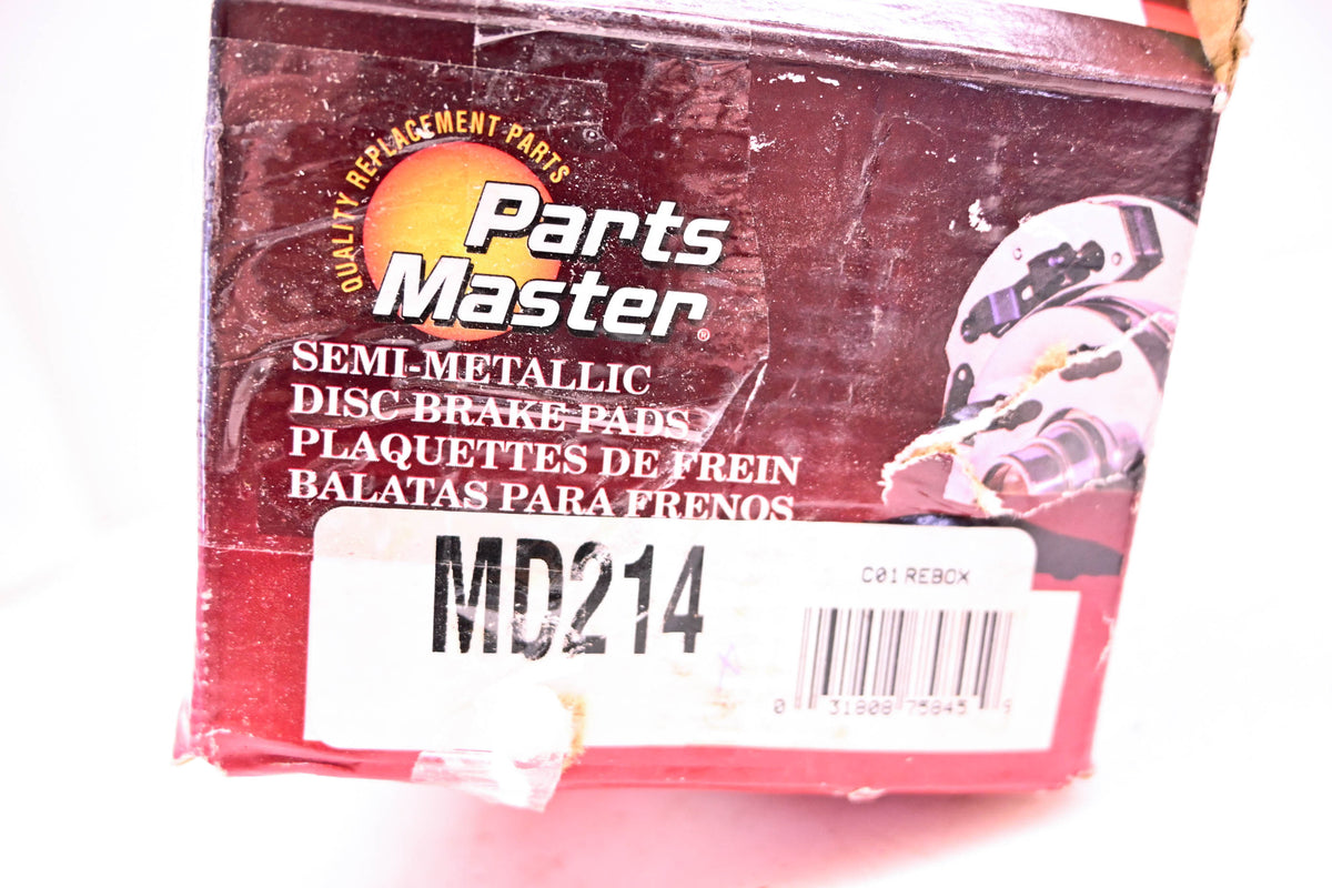 Parts Master MD214 Brake Pad Kit NOS