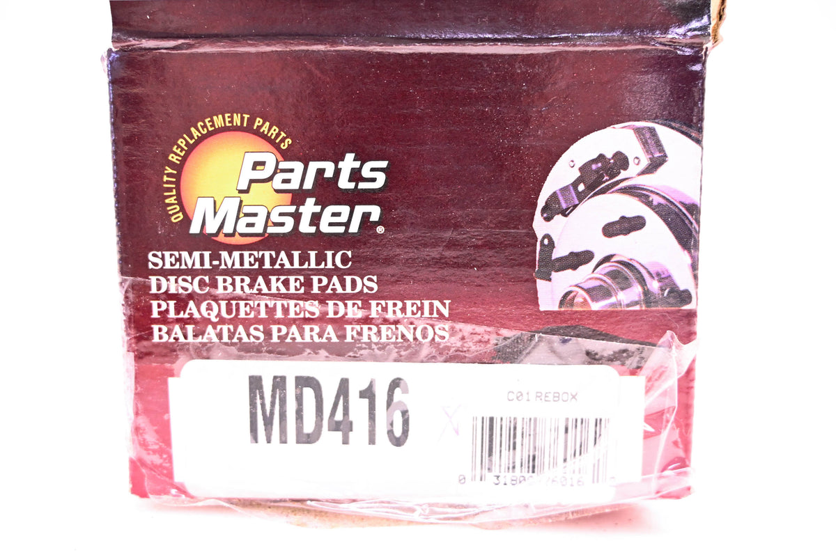 Parts Master MD416 Brake Pad Kit NOS