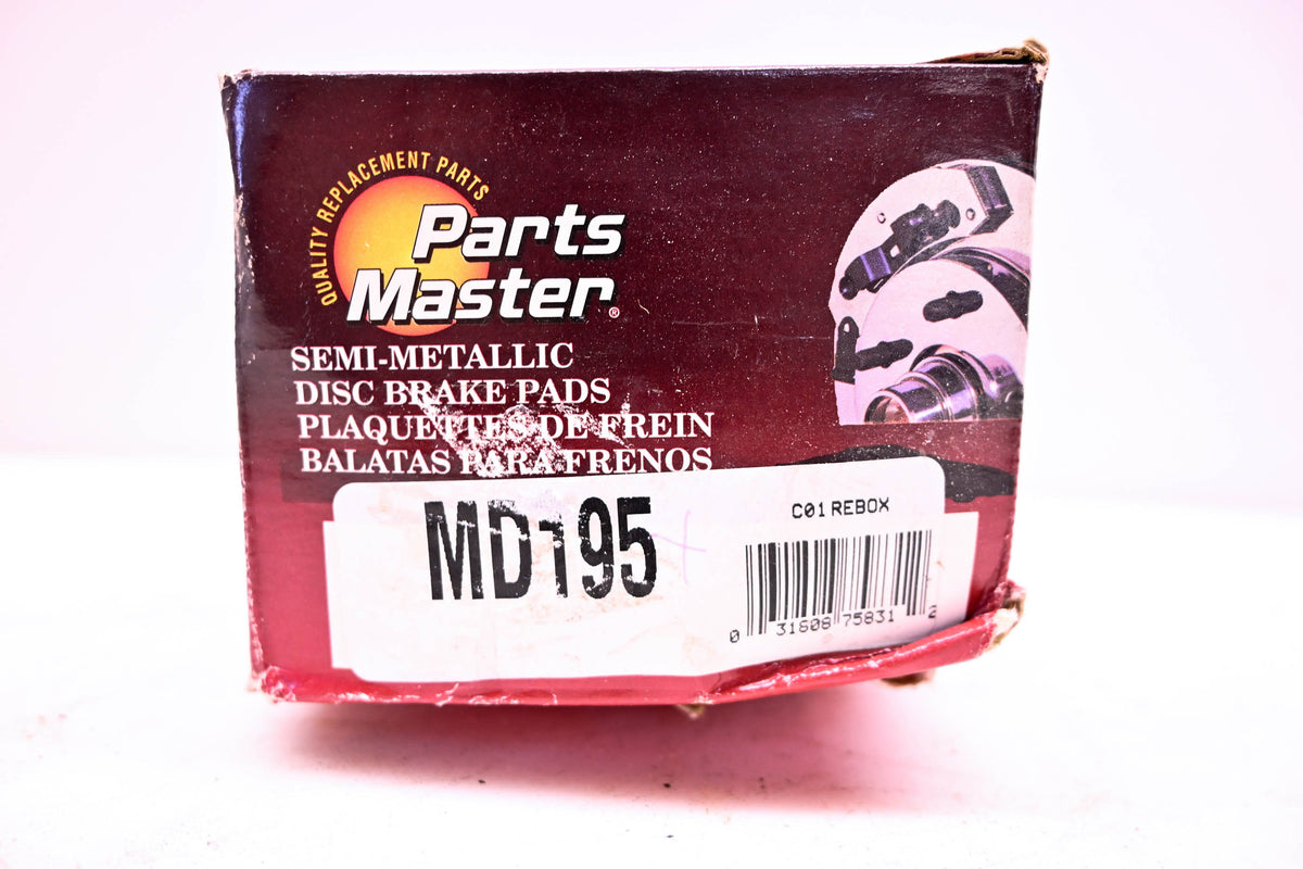 Parts Master MD195 Brake Pad Kit NOS