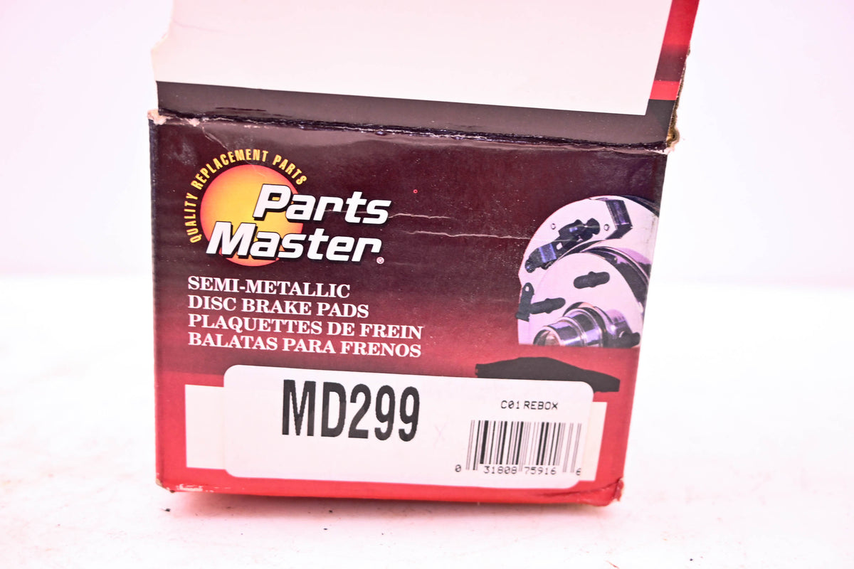Parts Master MD299 Brake Pad Kit NOS