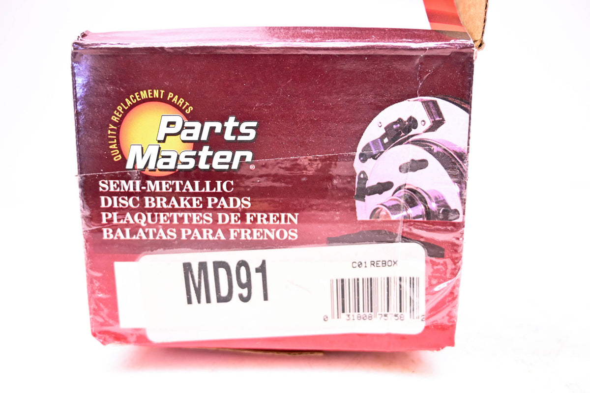 Parts Master MD91 Brake Pad Kit NOS