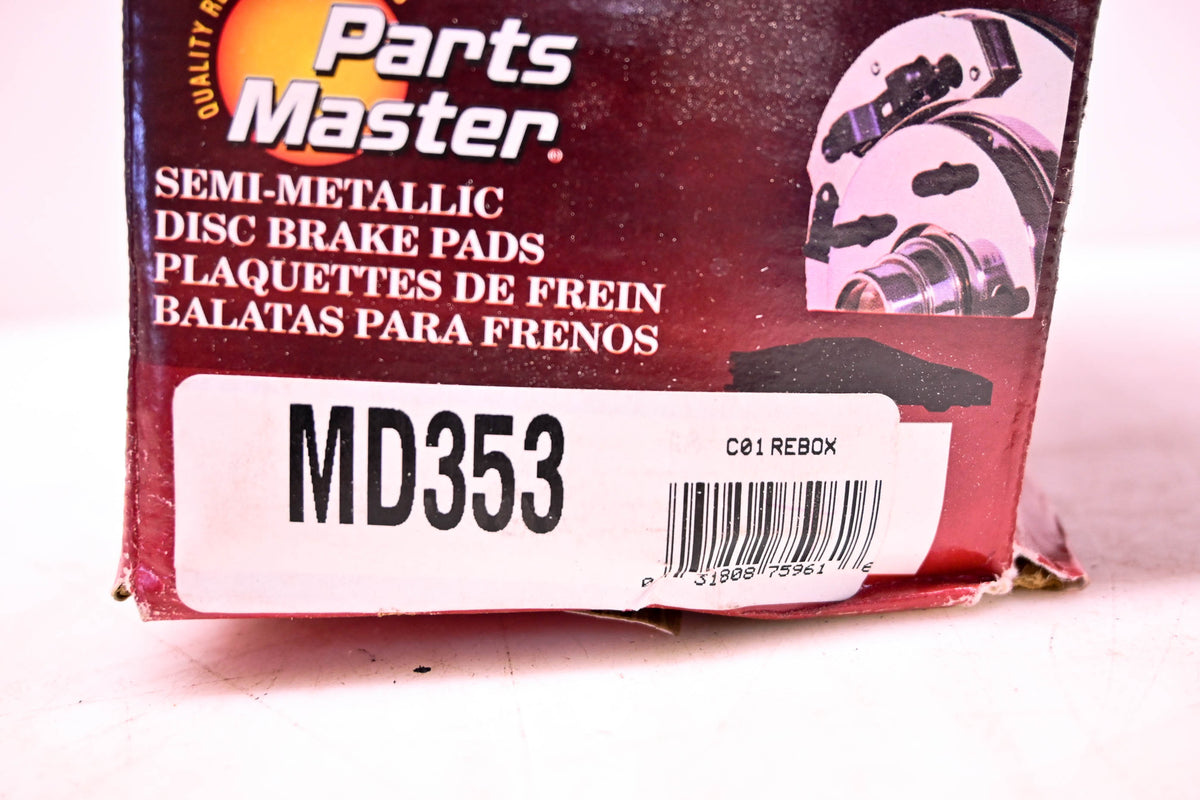 Parts Master MD353 Brake Pad Kit NOS
