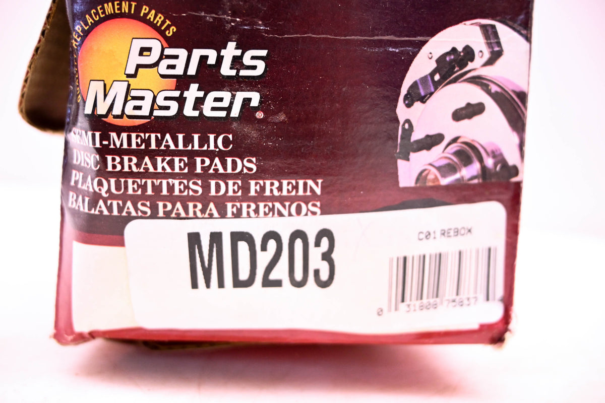 Parts Master MD203 Brake Pad Kit NOS