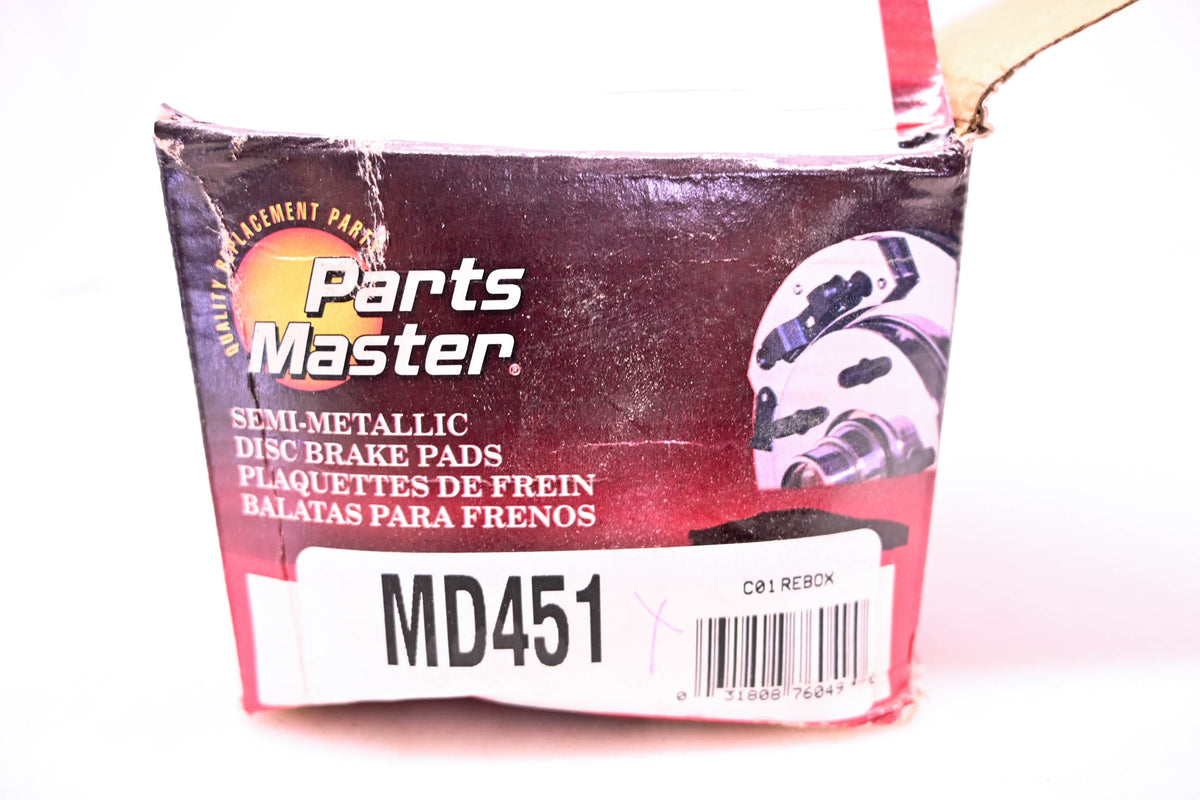 Parts Master MD451 Brake Pad Kit NOS