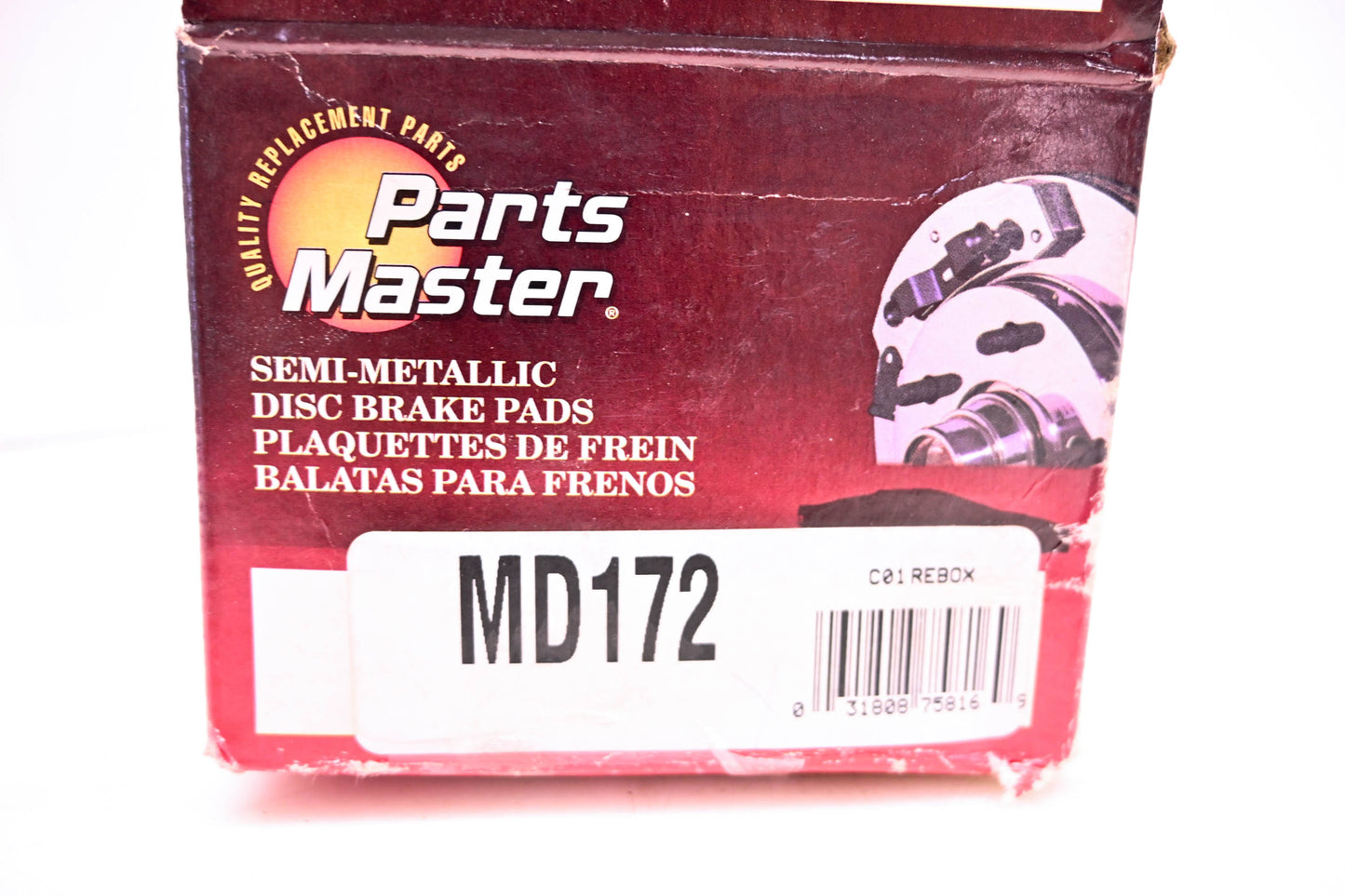 Parts Master MD172 Brake Pad Kit NOS