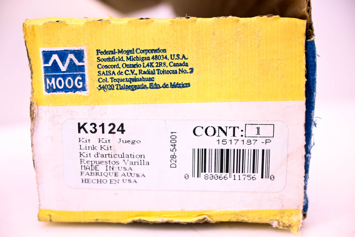 Moog K3124 Stabilizer Bar Link Kit NOS