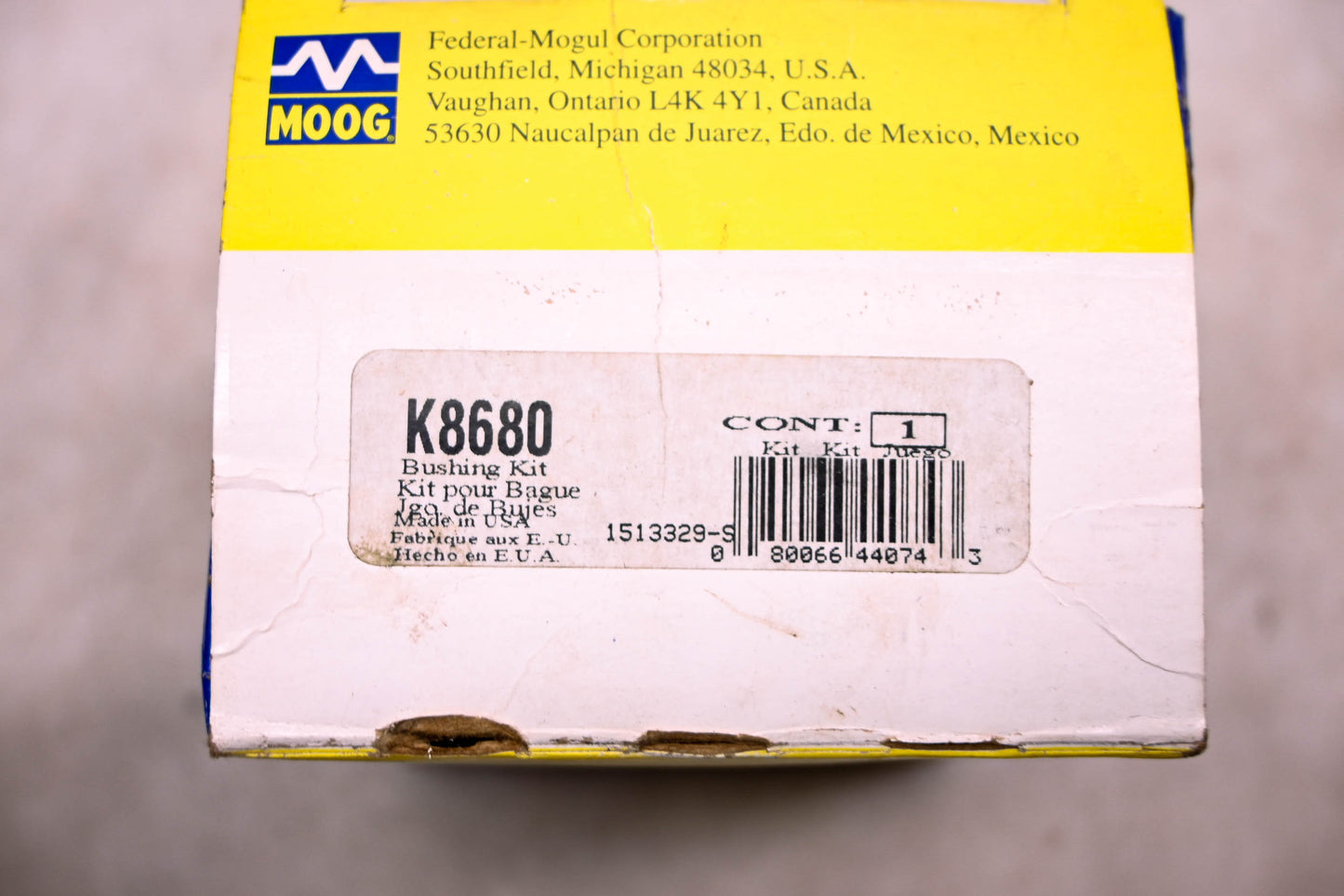 Moog K8680, 1513329-S Bushing Kit