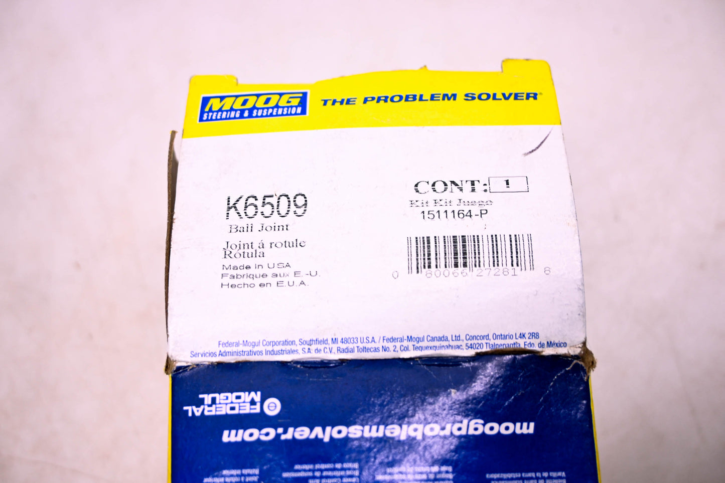 Moog K6509, 1511164-P Ball Joint Assembly NOS