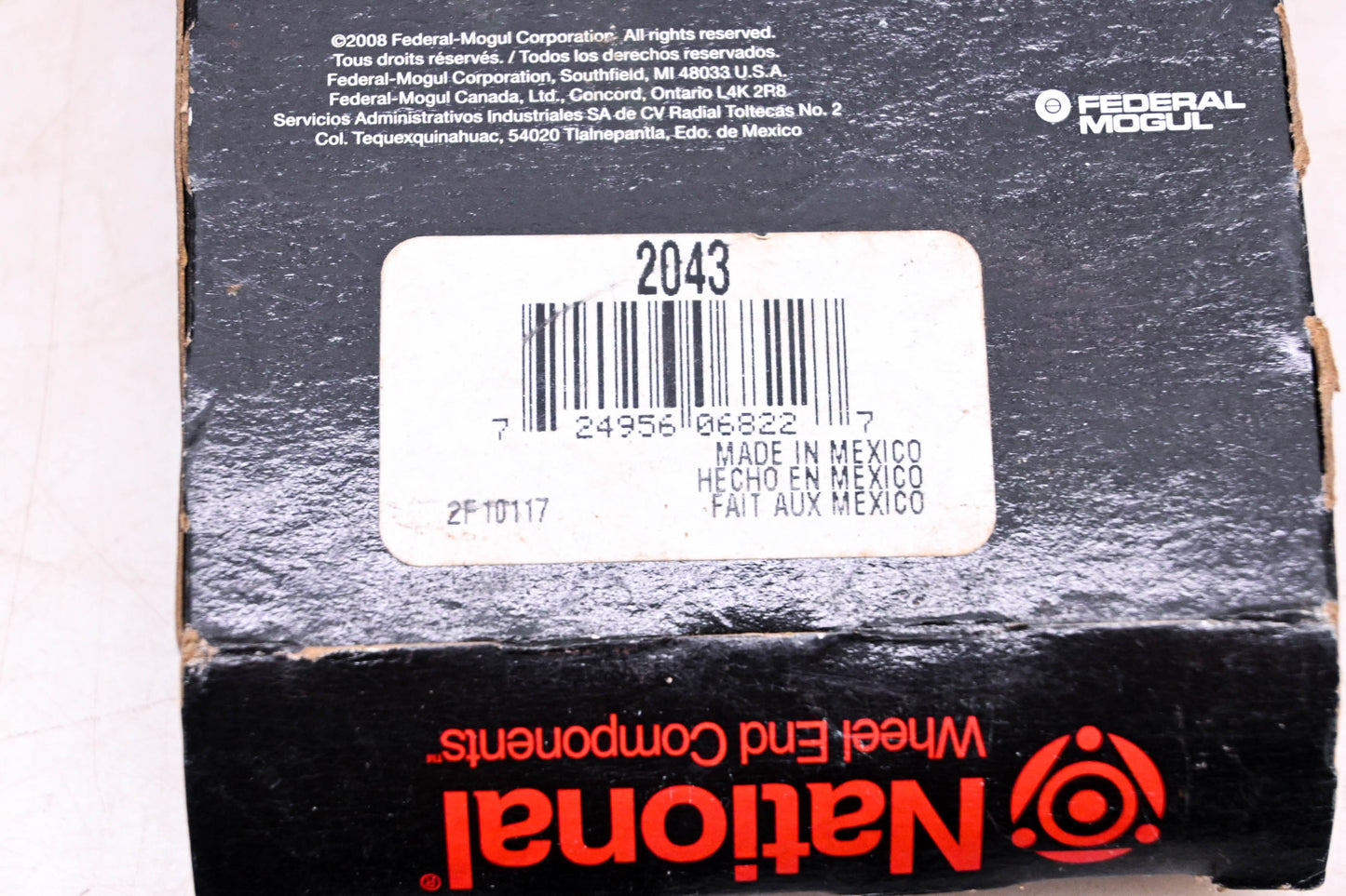 National 2043, 2F10117 Oil Seal NOS