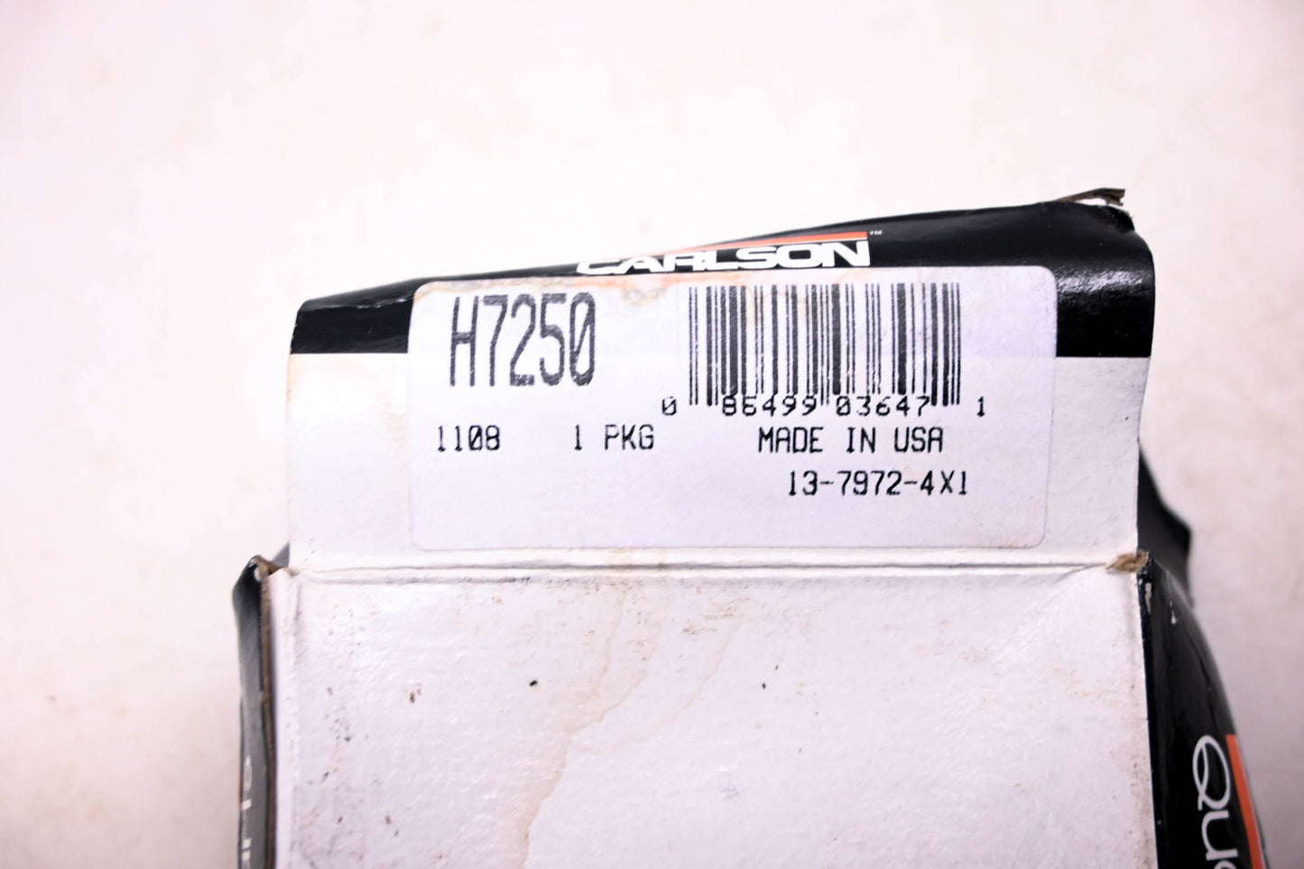 Carlson H7250, 13-7972-4X1 Drum Brake Hardware kit NOS