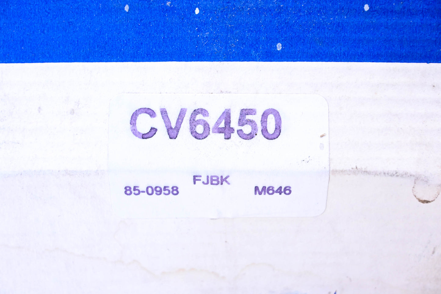Constant Velocity Products CV6450, 85-0958 CV Joint Boot Kit NOS