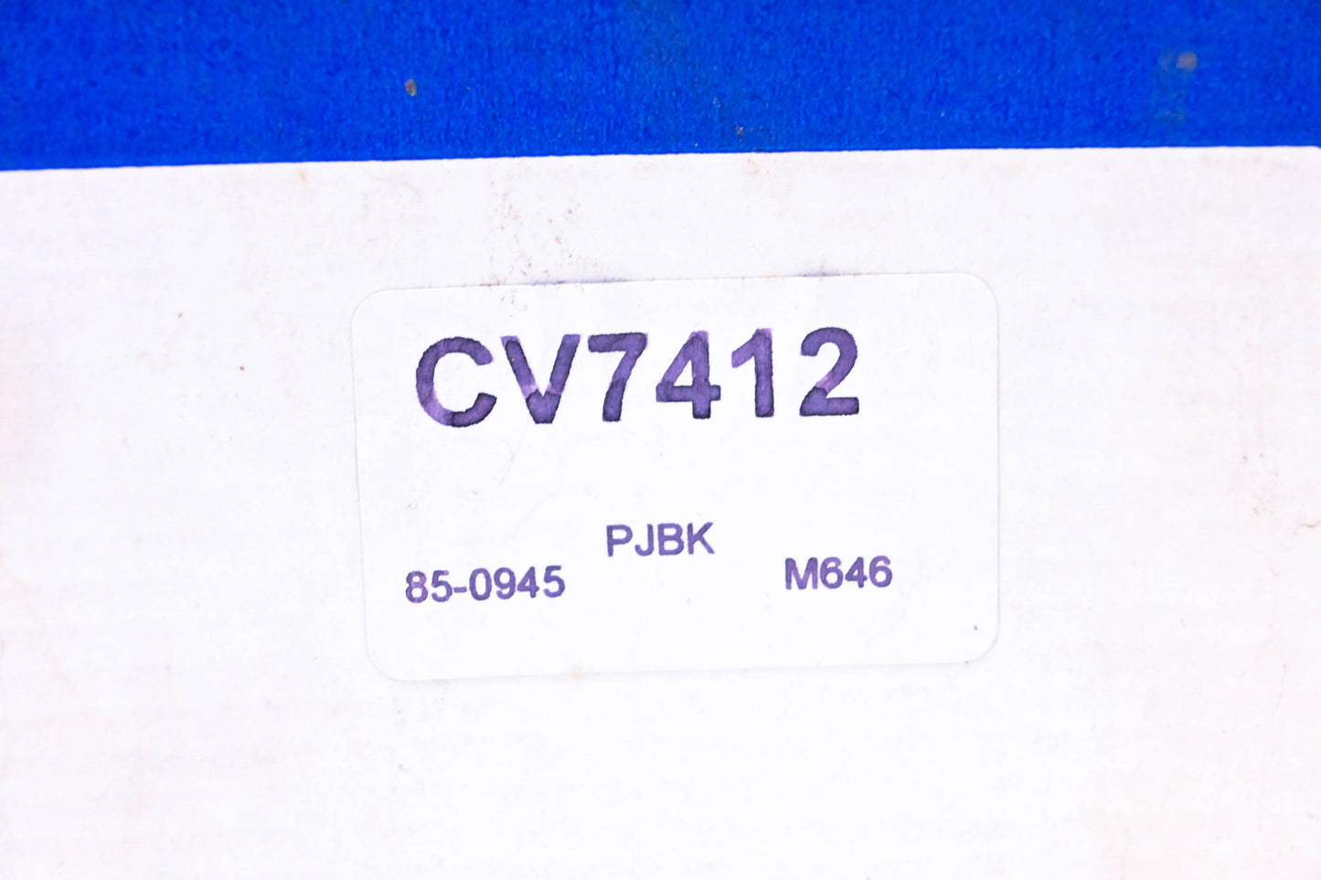Constant Velocity Products CV7412, 85-0945 CV Joint Boot Kit NOS