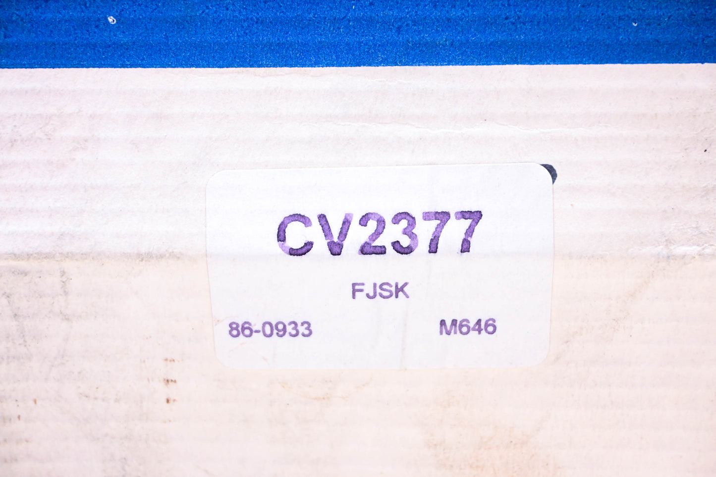 Constant Velocity Products CV2377, 86-0933 CV Joint Boot Kit NOS