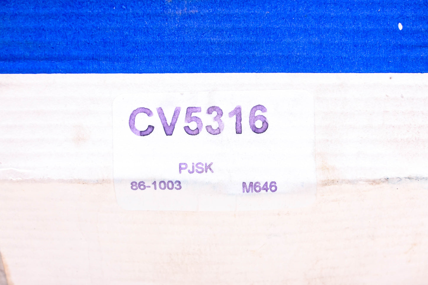 Constant Velocity Products CV5316, 86-1003 CV Joint Boot Kit NOS