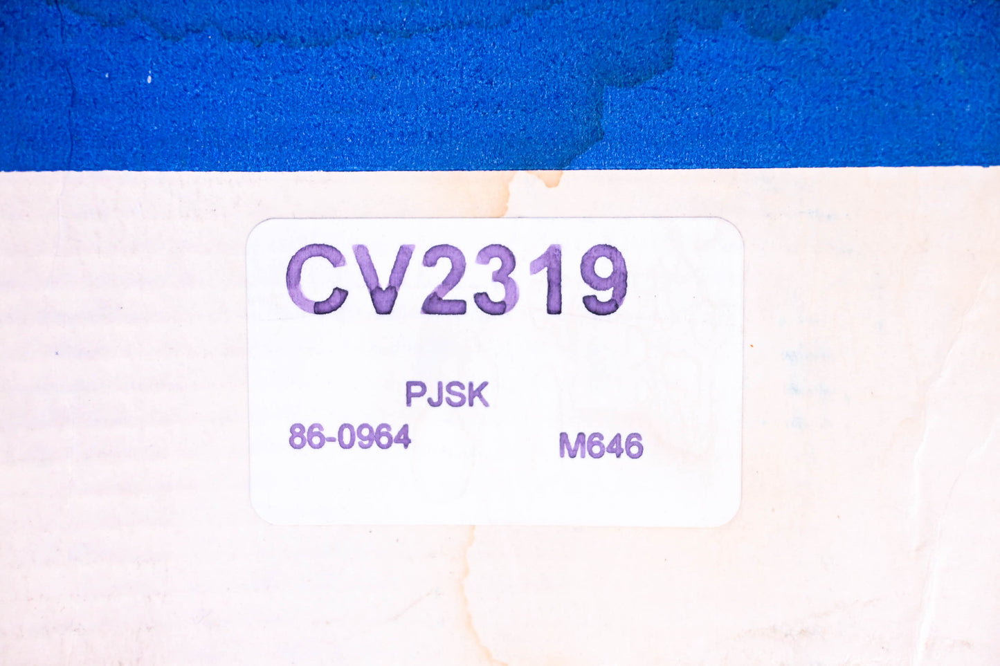 Constant Velocity Products CV2319, 86-0964 CV Joint Boot Kit NOS