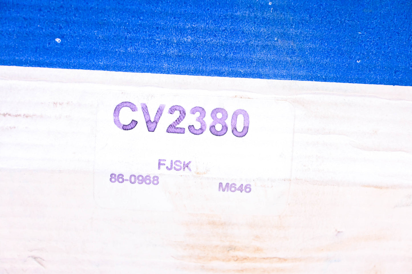 Constant Velocity Products CV2380, 86-0968 CV Joint Boot Kit NOS