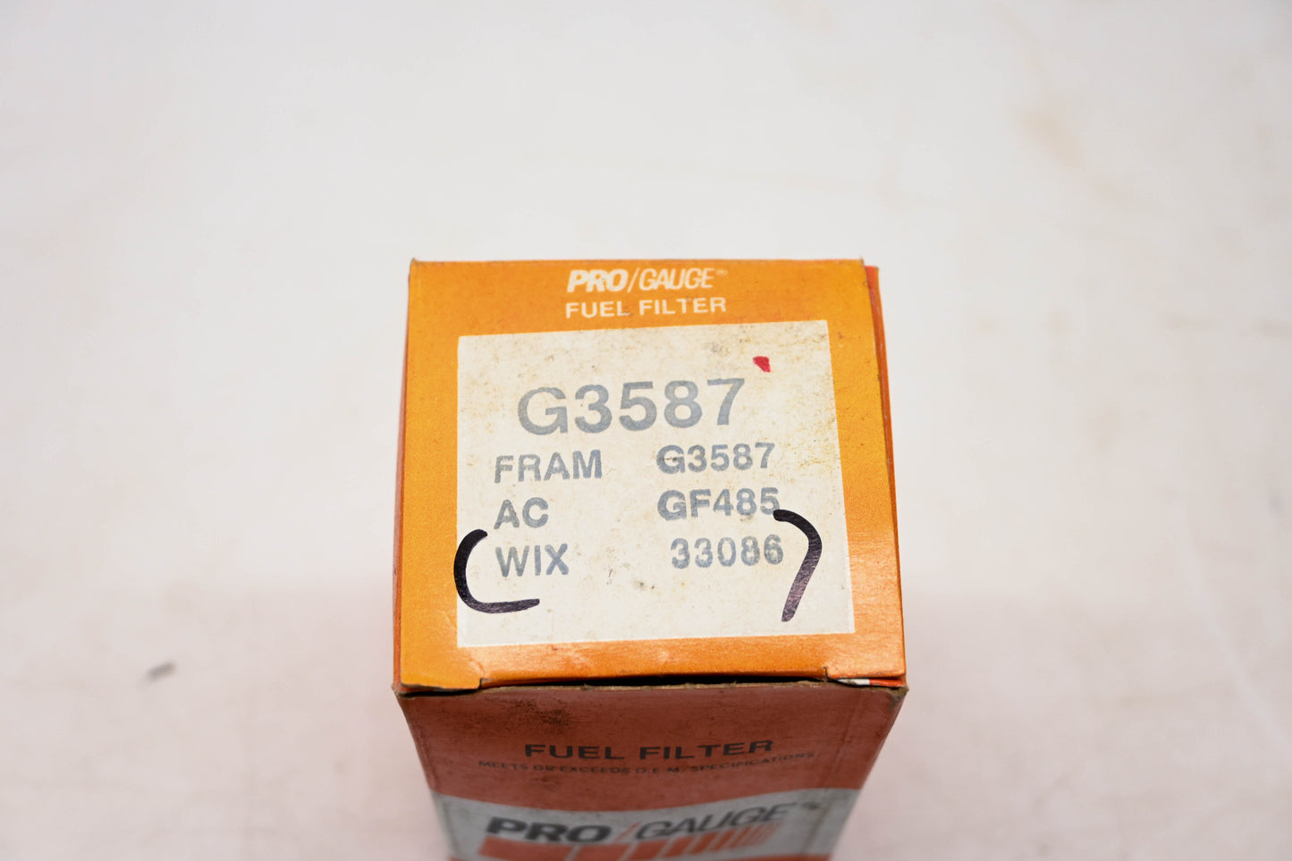 Pro Gauge G3587, 33086 Fuel Filter Assembly NOS