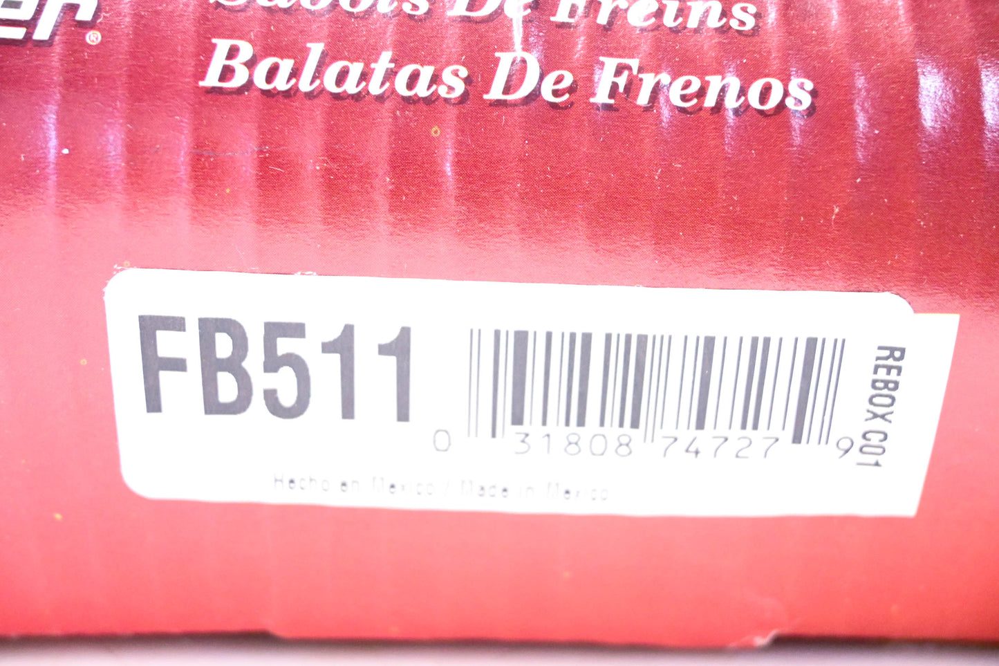 Parts Master FB511 Brake Shoes Kit NOS