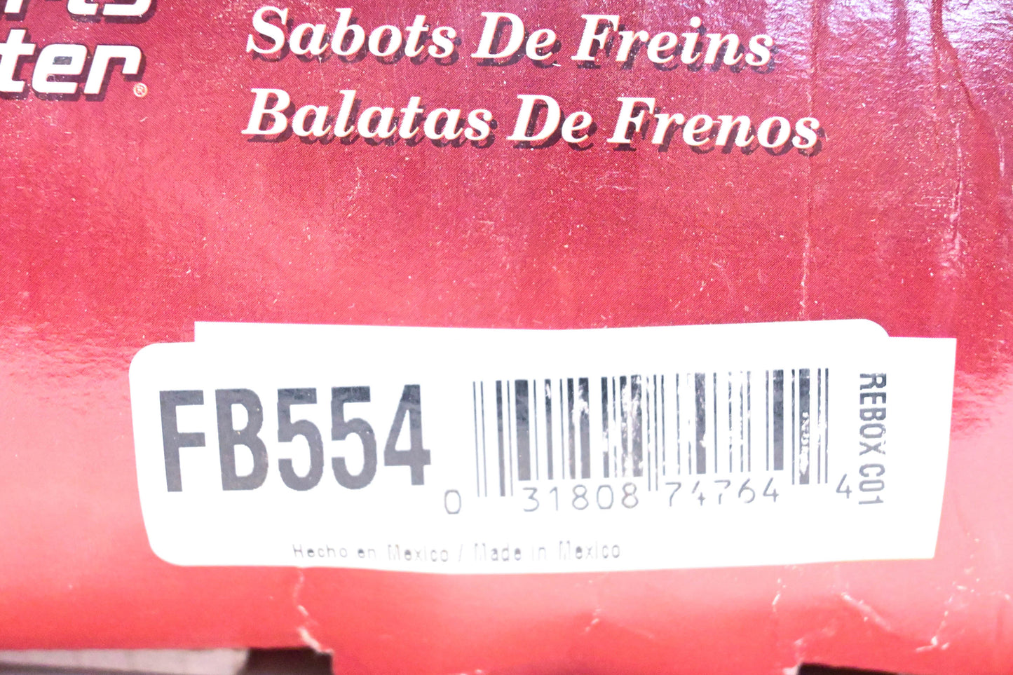 Parts Master FB554 Brake Shoes Kit NOS