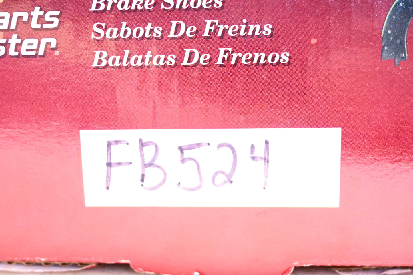 Parts Master FB524 Brake Shoes Kit NOS