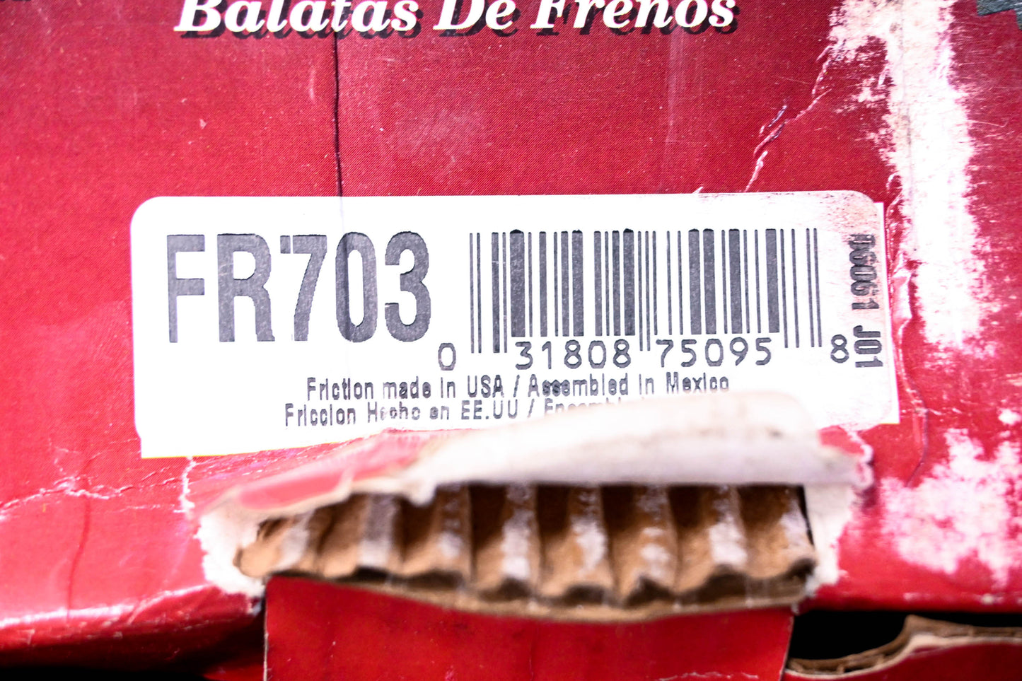 Parts Master FR703 Brake Shoes Kit NOS